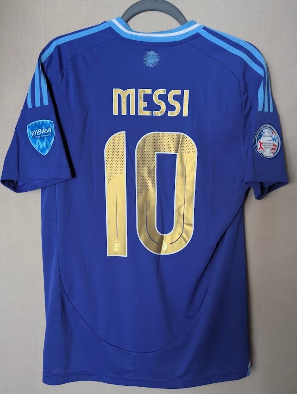 Argentina 2024 Away Lionel Messi Jersey Men's Medium Copa America Fully Patched